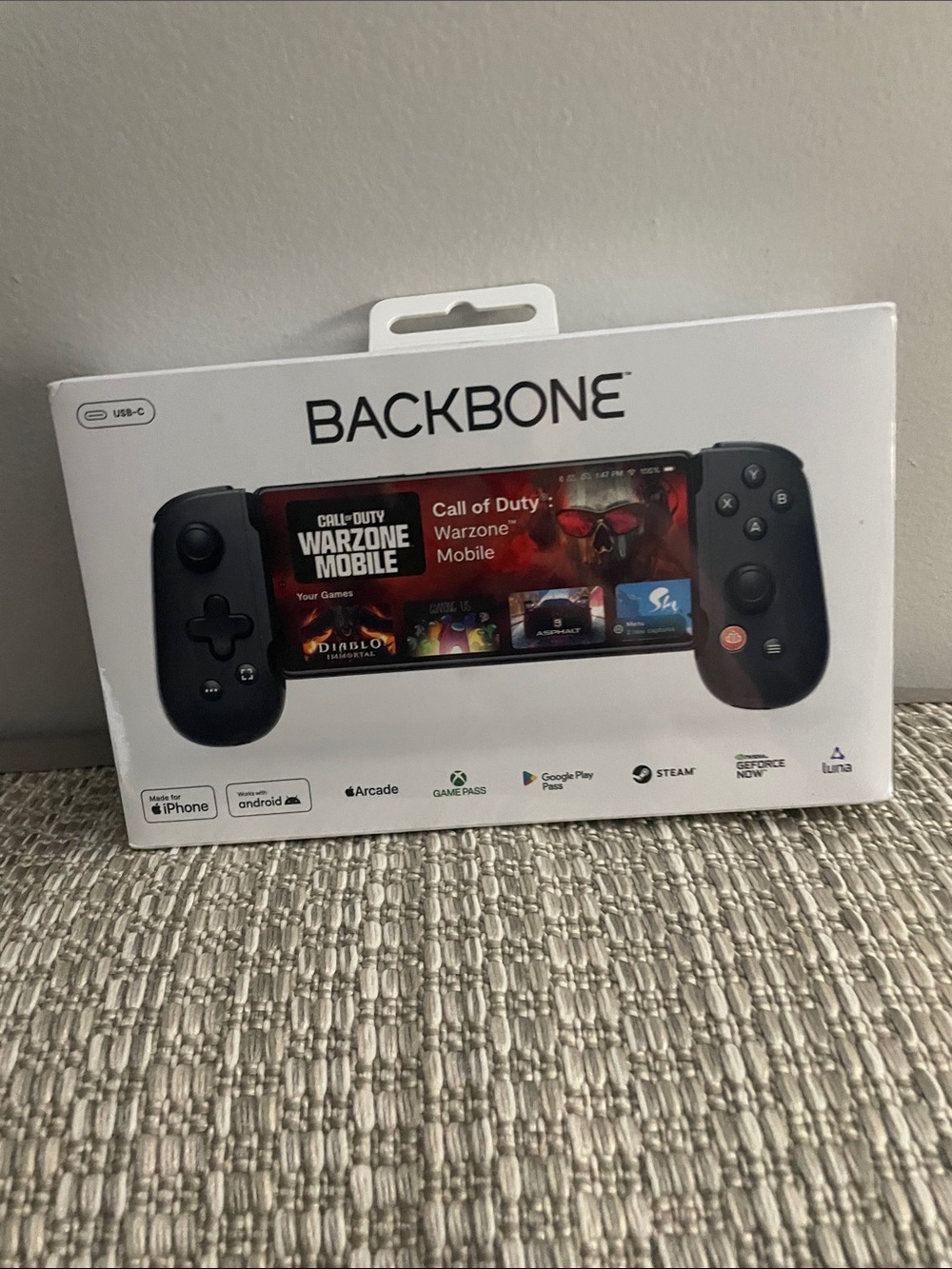 Backbone Mobile Gaming Controller for iPhone and Android - Black